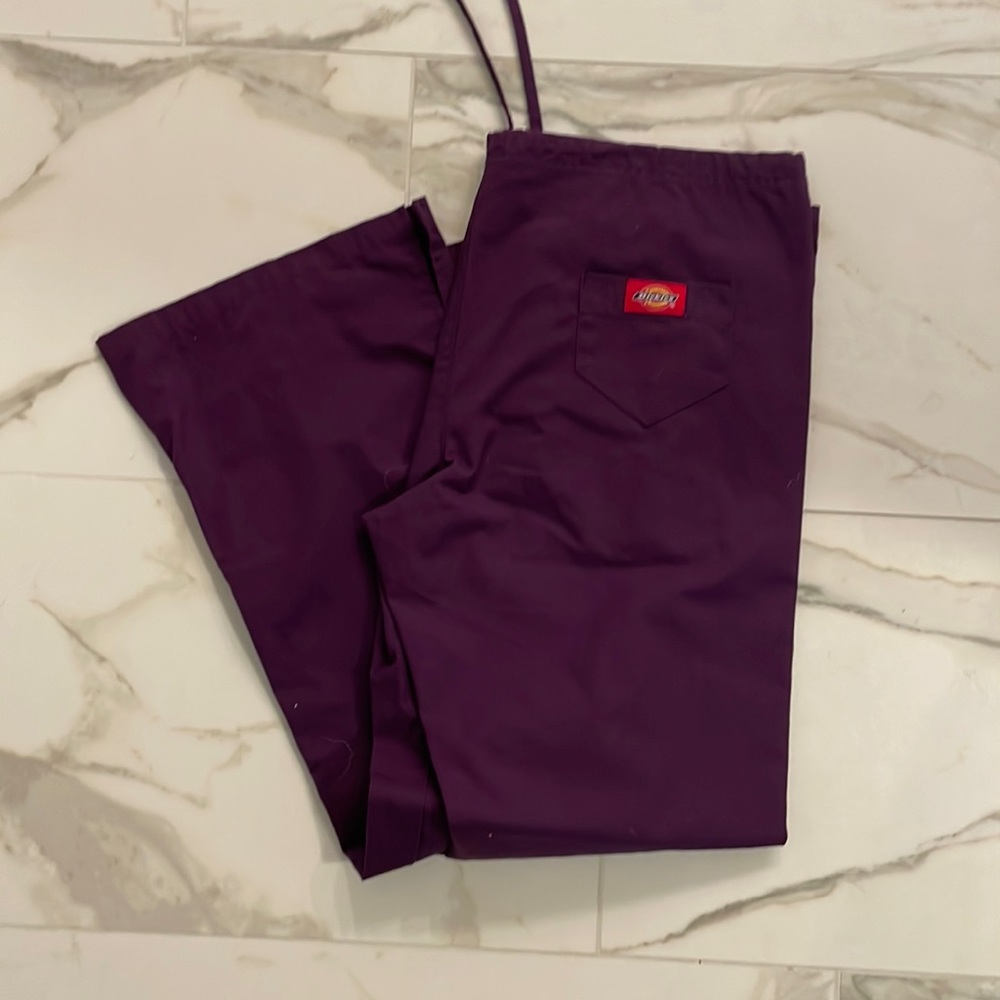 Dickies purple scrubs set